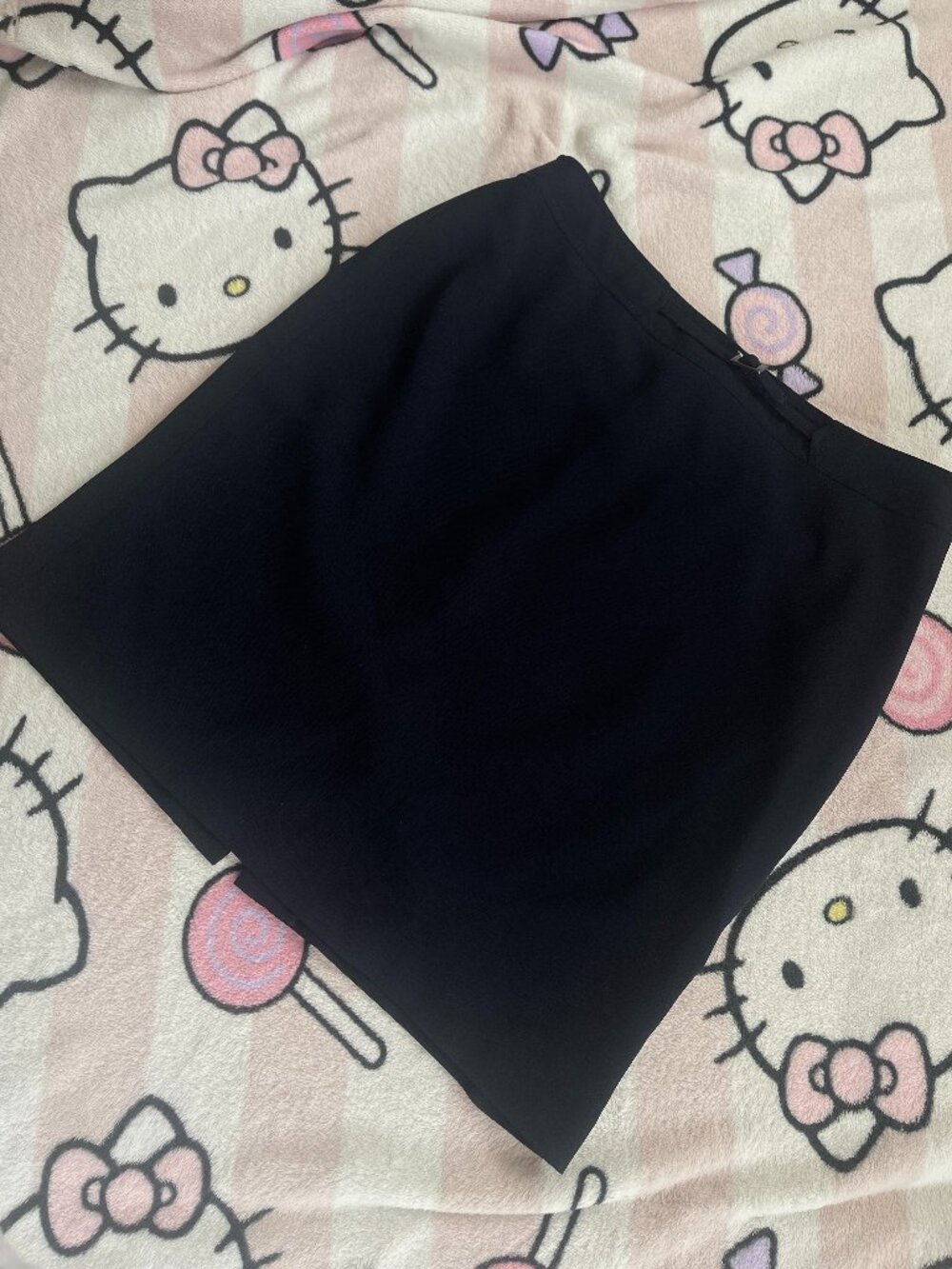 Navy preppy skirt